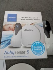 Binatone Babysense 5 Baby Monitor Respiratory Breathing And Movement Sensor
