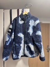 The North Face X Supreme Denim Washed Fleece Jacket