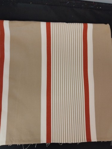 Cotton canvas beige red - cotton, beige,red