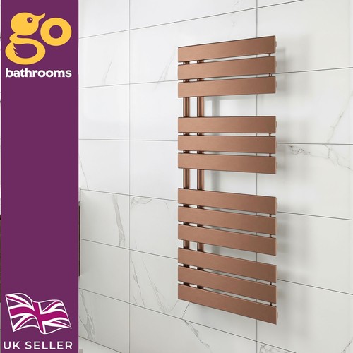 Bronze heated towel rail - bronze,