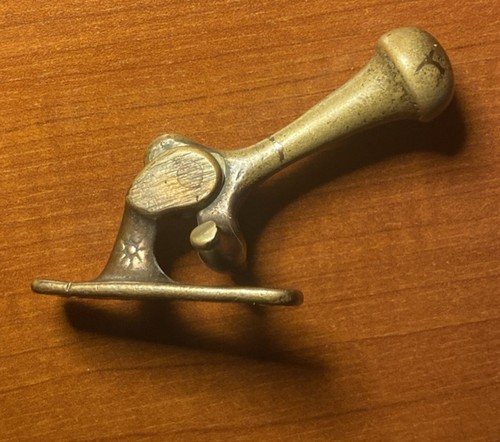 Vintage brass door knocker - vintage,