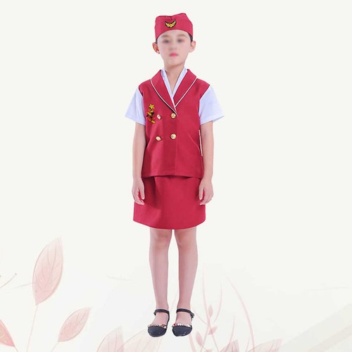 Plane costume flight attendant - costume,