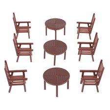 3 Sets Plastic Mini Table