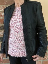 Wallis black faux leather jacket