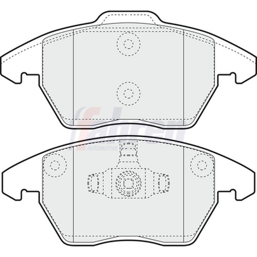 Brake pads set - pads, front