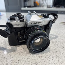 Lovely Clean Near Mint Cased Fujica camera STX-1N with X-Fujinon 50mm f1.9 Lens