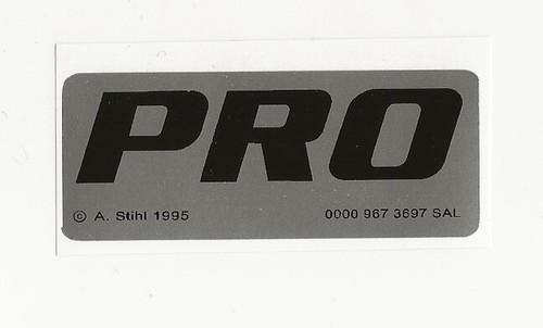 Pro decal for stihl - pro,