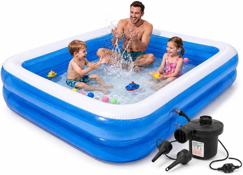 Inflatable swimming pool with - inflatable,