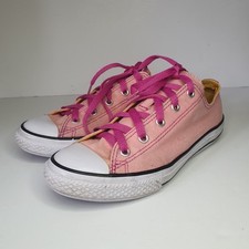 Pink Converse All Star Trainers Double Tongue  | UK 3 | Eu 35.5