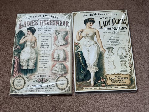 Victorian style ladies - x2,
