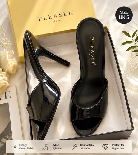 Pleaser usa black patent - pleaser,
