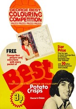 SMITHS CRISPS GEORGE BEST NEW