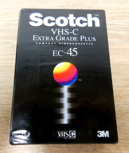 Scotch vhs extra grade - scotch, vhs-c