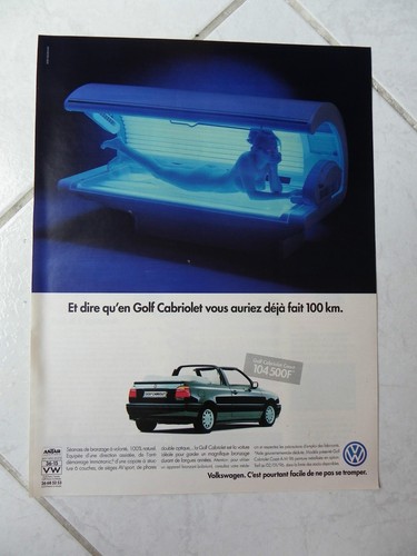 Volkswagen golf cabriolet 1996 - golf,