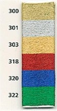 Anchor Lamé Metallic Stranded Thread for Cross Stitch and Embroidery - 5 Colours