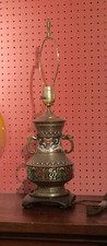 Antique vintage vase lamp - vintage,