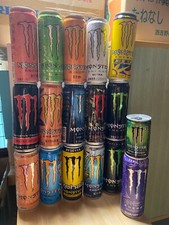 MONSTER JAPAN cans x17 empty