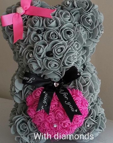 Bear with forever roses - bear,