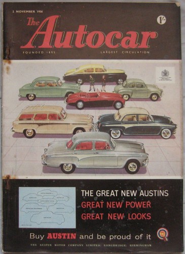 Autocar magazine 1956 - autocar, 2/11/1956