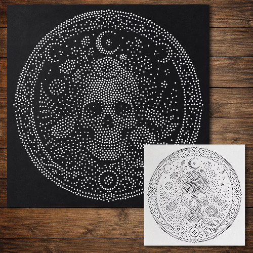 Wildflower skull medallion - wildflower,