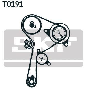 Skf vkmc06136 timing belt kit - vkmc06136,
