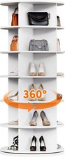 6-Tier Spinning Shoe Rack