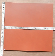 2.2MM THICK SADDLE TAN FULL GRAIN VEG TAN CRAFT LEATHER HIDE LARGE PIECES