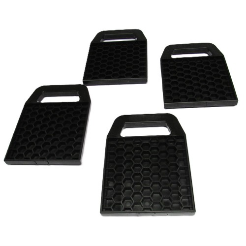 Black caravan jack pads - jack, x4