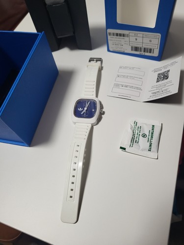 Adidas unisex watch white - adidas, blue