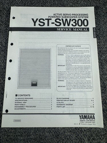 Yamaha yst sw300 powered - yamaha,