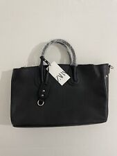 ZARA BLACK OFFICE HANDBAG WITH