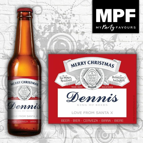 Personalised christmas beer - personalised,