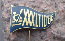 1986 Tour International Danubien 33rd TID Danube Canoe Event Germany Pin Badge