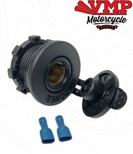 BMW Type Motorcycle Female Hella Din Socket DC AUX Power Supply Charger