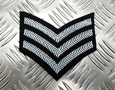 Genuine British RAF Sergeant Rank Stripes / Chevrons / Badges / Patch  - NEW