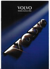 Volvo Range 1993-1994 UK Market Sales Brochure 440, 460, 480, 850, 940 & 960