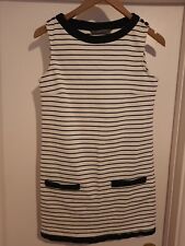 Zara Striped Shift Dress - Size Small Sailor 60s Retro Summer