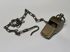 Vintage Antique Brass Whistle