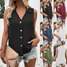Ladies Cami Sleeveless Blouses