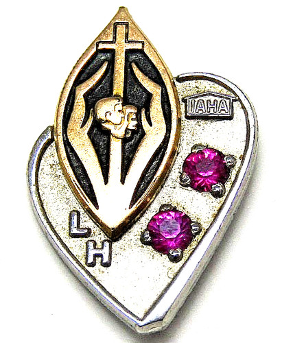 Iaha healthcare award lapel - iaha,