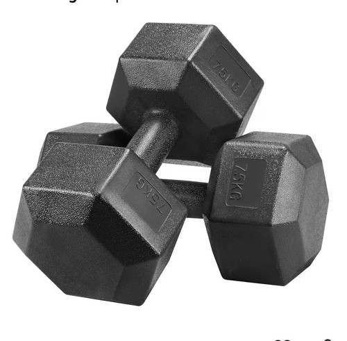 2x7 5kg hexagon - hexagon, dumbbells