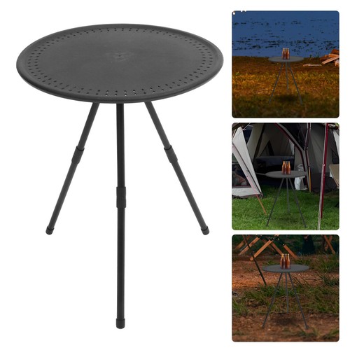Portable folding round table - portable,