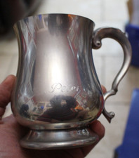 Pewter Mug Inscribed with the