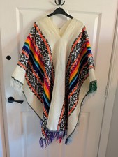 Peruvian Style Cape Shawl