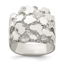 Sterling Silver Men's Nugget