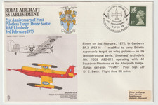 3/2/1975 UK GB RAF Flown Cover - Royal Aircraft Establishment - Pilotless Drone