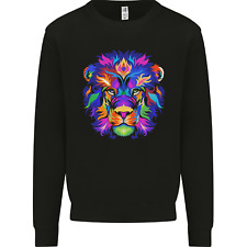 A Colourful Lion Kids Sweatshirt Jumper