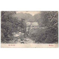 WISHAW The Old Mill, Lanarkshire Postcard by HS Grant Postmark Wishaw 1904