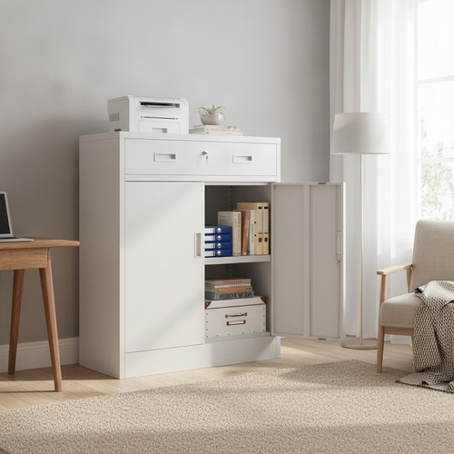 Metal storage cabinet locking - metal,