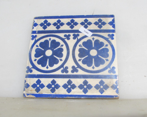 Victorian ceramic tile floral - victorian,
